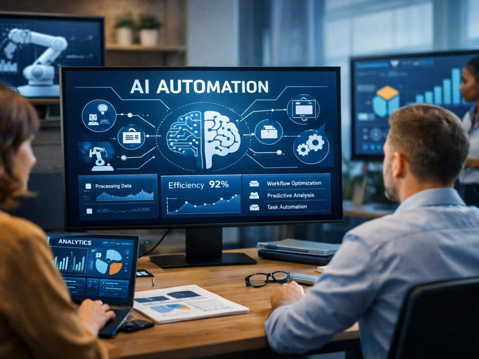 AI supporting human teams in business automation